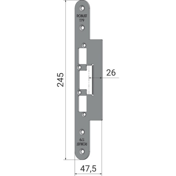 Robust - Monteringsstolpe T79 ( - )