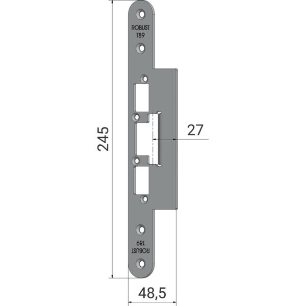 Robust - Monteringsstolpe T89 ( - )