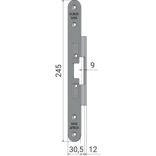 Robust - Monteringsstolpe SA95 ( - )