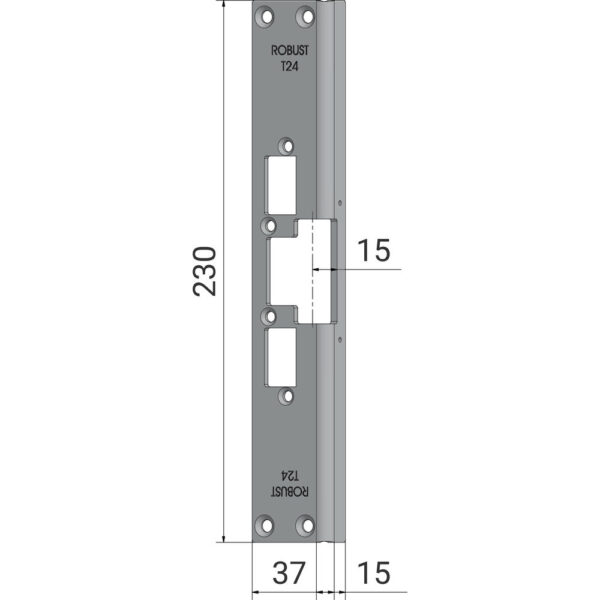 Robust - Monteringsstolpe T24 ( - )