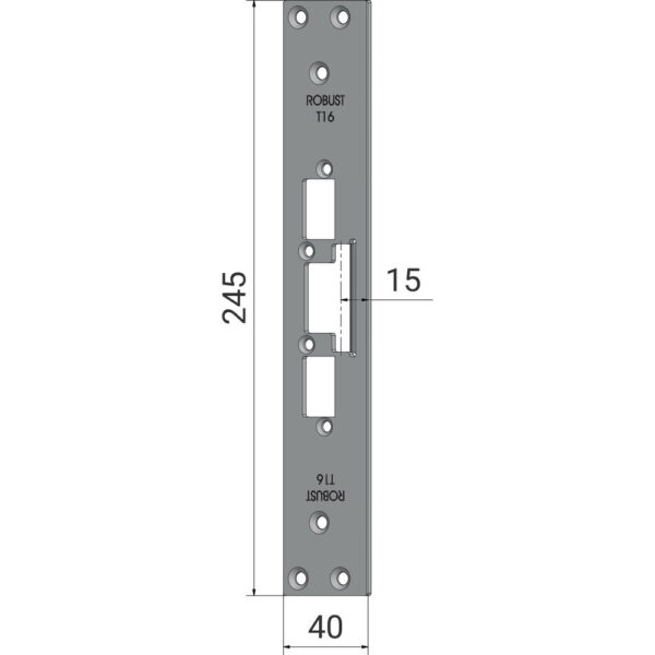 Robust - Monteringsstolpe T16 ( - )