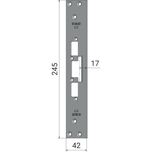 Robust - Monteringsstolpe T17 ( - )