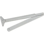 Standardarm L199 odelbar silver