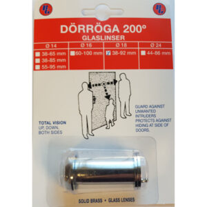 Dörröga 3892 18mm lock krom SB