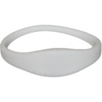 Passerarmband EM4200 60mm silikon vit