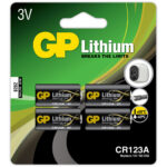 Batteri CR 123A-C1 3V Lithium 4-pack