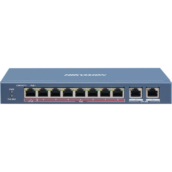 PoE Switch  8 Ports DS-3E0310HP-E