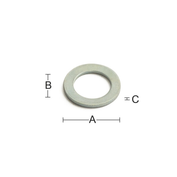 Slitring 250 10x16x2mm galv 10st SB