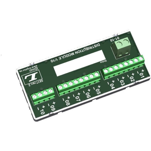 Modul L Bus 1-10 bred skruv 2.5mm²/1mm²