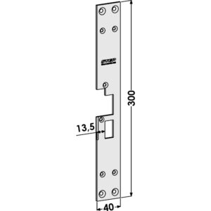 Monteringsstolpe 183b hö