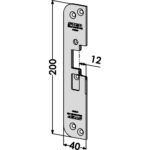 Monteringsstolpe ST3528V plan