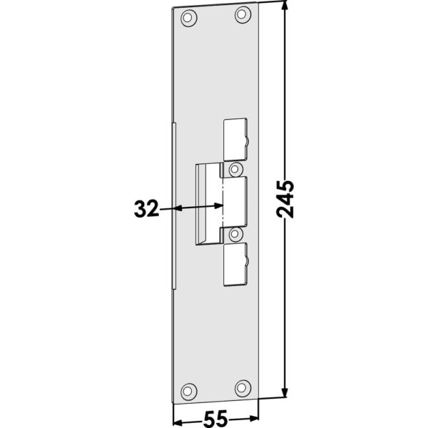 Monteringsstolpe ST4001-32 plan