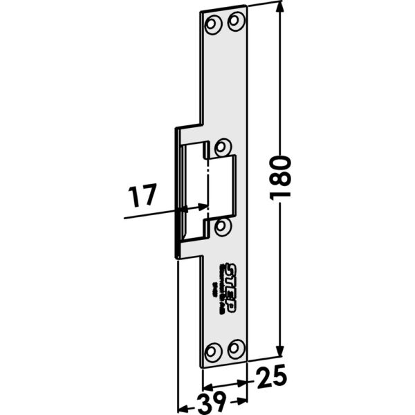 Monteringsstolpe ST4007 plan