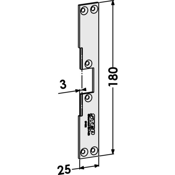 Monteringsstolpe ST4008 plan