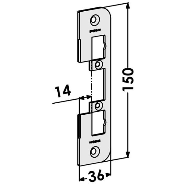 Monteringsstolpe ST4010-14