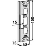 Monteringsstolpe ST4013-15 vinklad