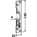 Monteringsstolpe ST4020 plan