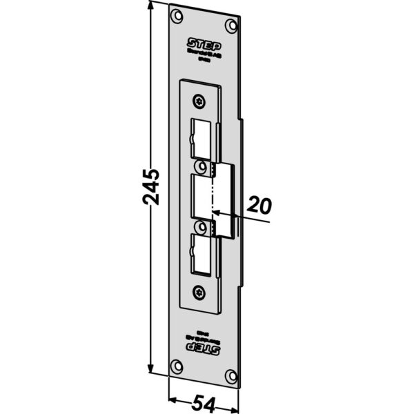 Monteringsstolpe ST4023 plan