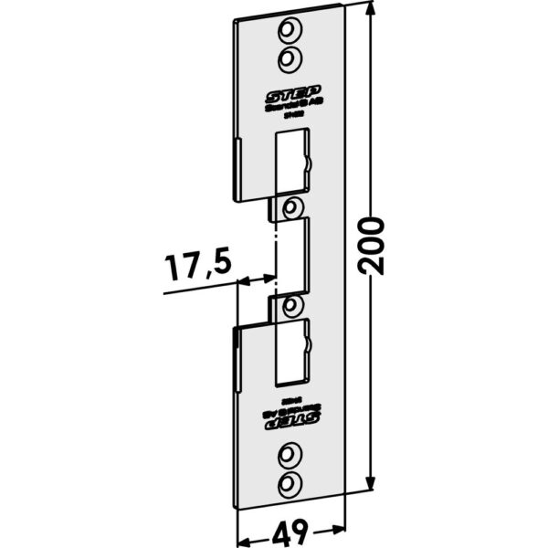 Monteringsstolpe ST4032 plan