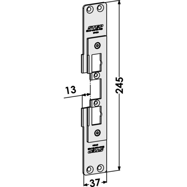 Monteringsstolpe ST4034 plan