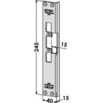 Monteringsstolpe ST4050-15 vinklad