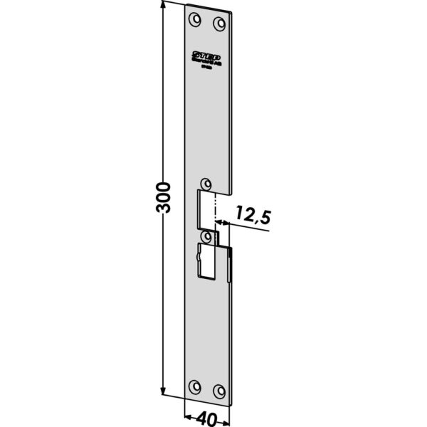 Monteringsstolpe ST4055 vänster