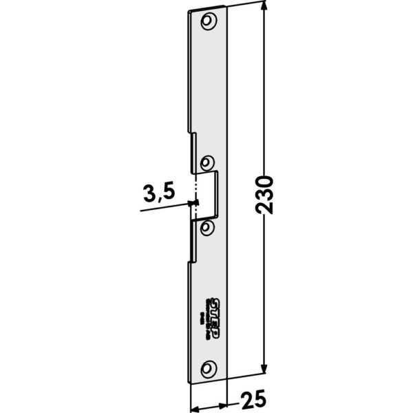 Monteringsstolpe ST4068 plan