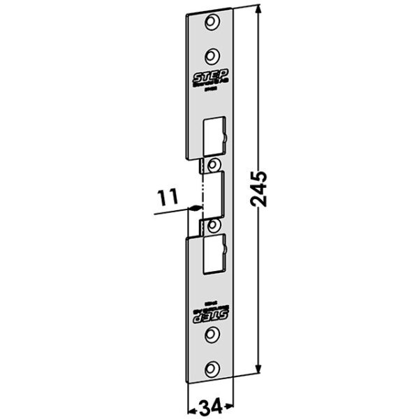 Monteringsstolpe ST4090 plan