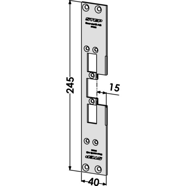 Monteringsstolpe ST6505 plan