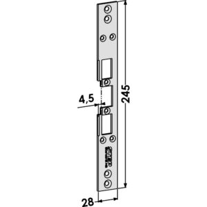 Monteringsstolpe ST6511 plan