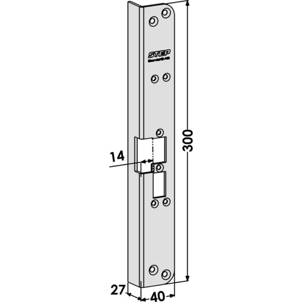 Monteringsstolpe ST6525 hö