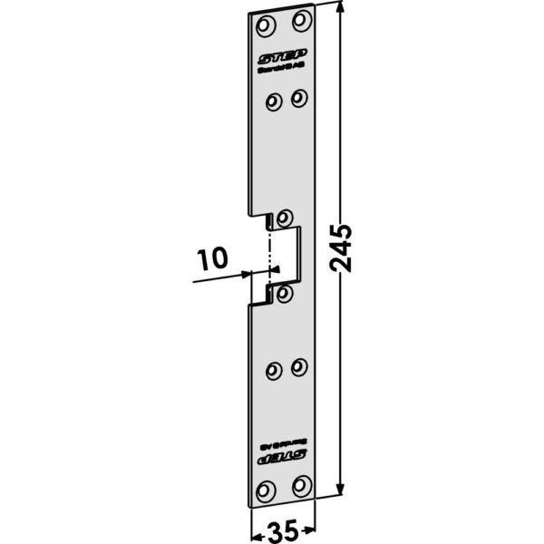 Monteringsstolpe ST6548 plan