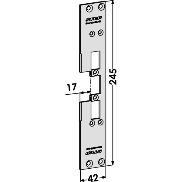 Monteringsstolpe ST6558 plan