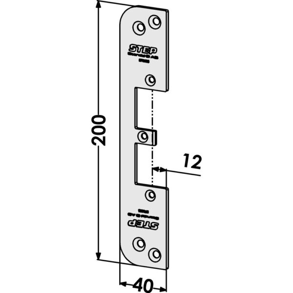 Monteringsstolpe ST9506 plan