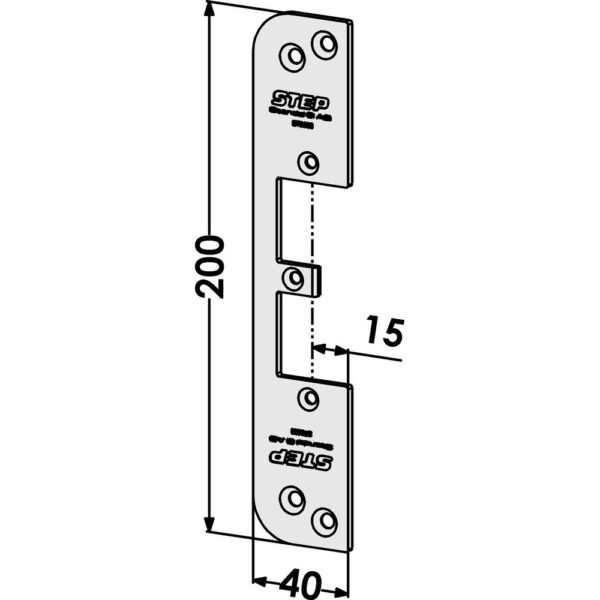 Monteringsstolpe ST9508 plan