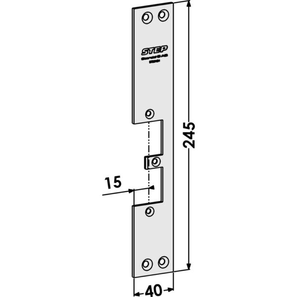 Monteringsstolpe ST9515H plan hö