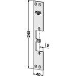 Monteringsstolpe ST9515V plan vä