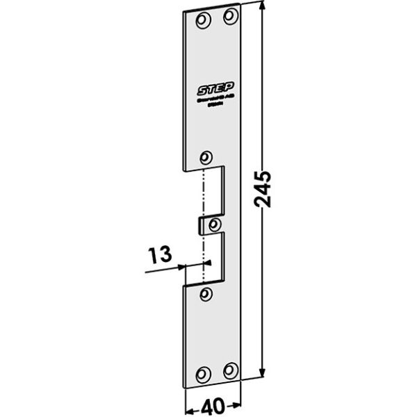 Monteringsstolpe ST9547H plan hö