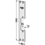 Monteringsstolpe ST9547V plan vä