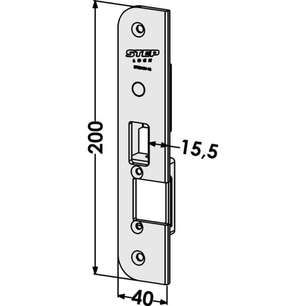 Säkerhetsslutbleck ST9013V-15