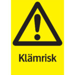 Dekal Klämrisk A6 självhäftande