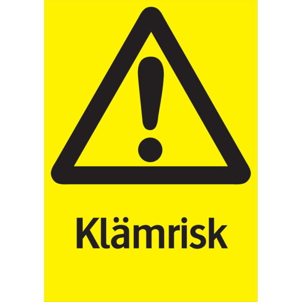 Dekal Klämrisk A6 självhäftande