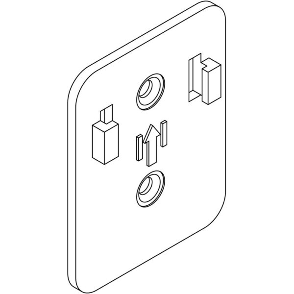 Fästplatta dKey Smartknapp/Gateway