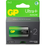 Batteri 13AUP/LR20 D Ultra Plus alkaliskt 2-pack SB