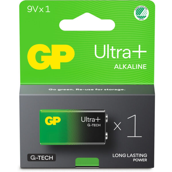 Batteri 1604AUP/6LF22 9V Ultra Plus alkaliskt SB