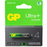 Batteri 24AUP/LR03 AAA 1,5V Ultra Plus alkaliskt 4-pack SB