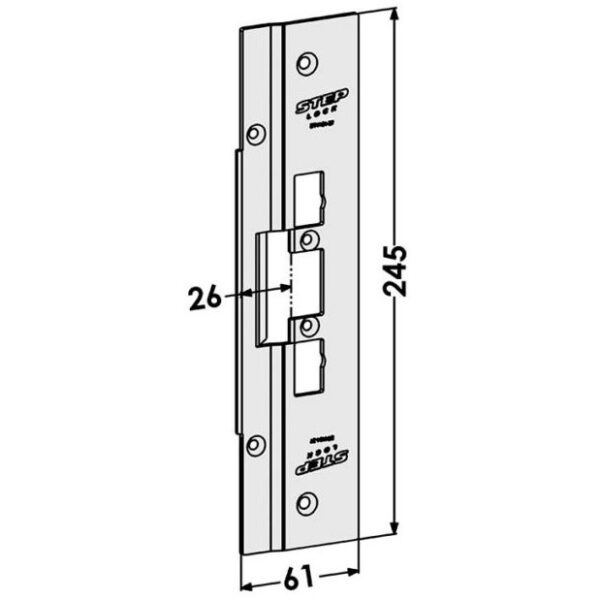 Monteringsstolpe ST4154-26 plan